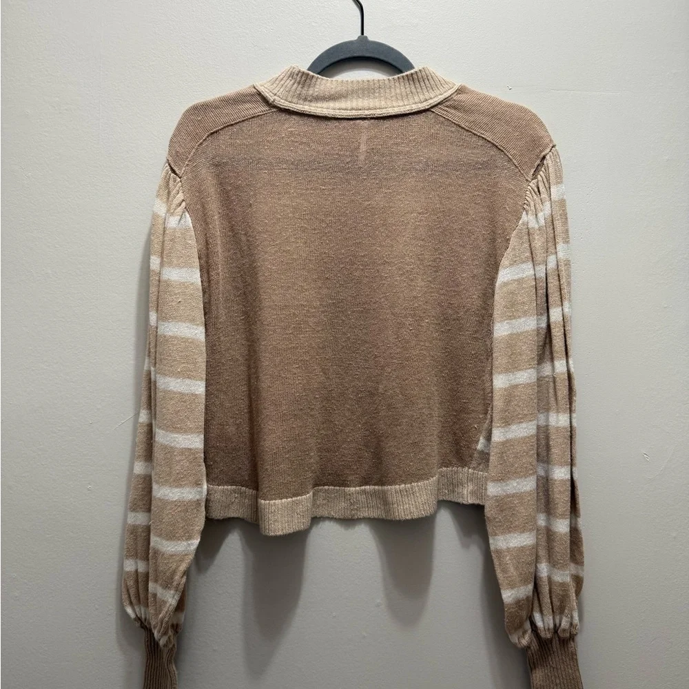 Free People Between the Lines Striped Sweater XS